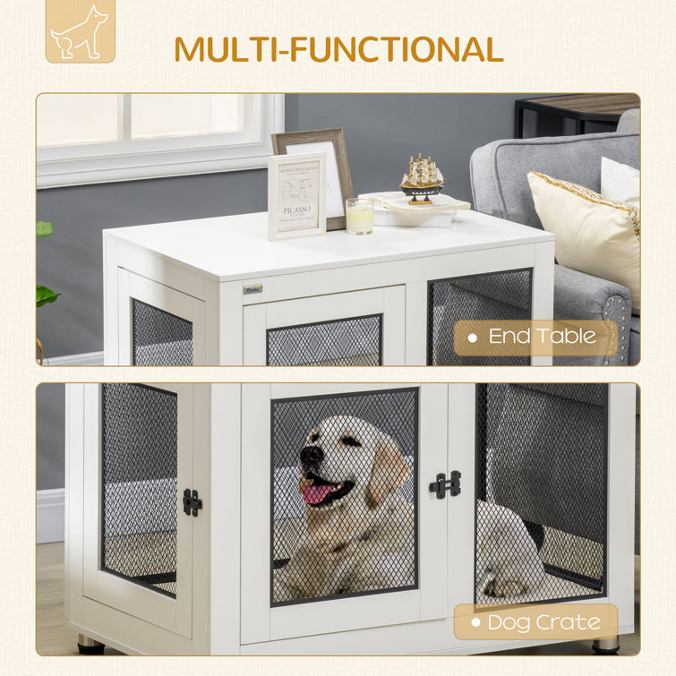 Tucker Murphy Pet Pet Crate End Table With Water Resistant